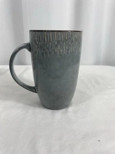 Großer Meritage Kaffeebecher Jaspis groß grau 6" Glasur über glänzend - Bild 1 von 4
