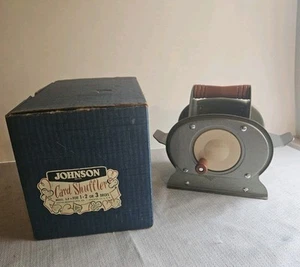 Antico silenziatore meccanico per carte da gioco Nestor Johnson anni 50 con scatola - Foto 1 di 11