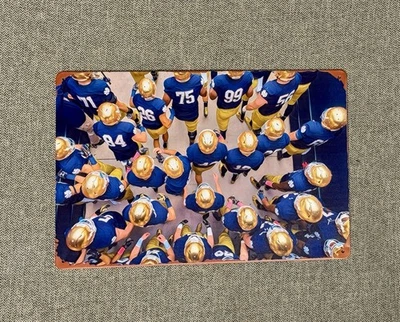 Notre Dame Golden Helmets - Metal Sign For Fighting Irish Fans - Image 1 of 2