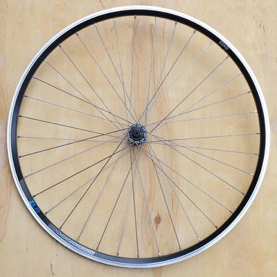 28" Vorderrad mit Shimano HB-TX500 Nabe 100 mm Schnellspanner Exal ZX19 Felge - Bild 1 von 4