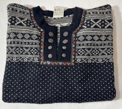 Vintage Dale of Norway Nordic Knit Wool Sweater Size L- PreOwned - Image 1 of 4