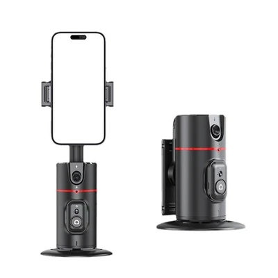 Auto Face Tracking Tripod with Remote 360° Rotation Tracking Phone Holder Mount - Image 1 of 4