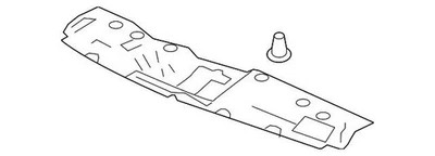 2017-2021 Honda Civic Genuine Sight Shield OEM 74127-TEA-T00 - Изображение 1 из 2