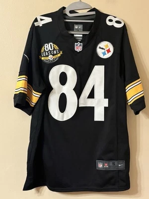 Футболка Nike Pittsburgh Steelers 80 Seasons On Field No84 Antonio коричневая размер S - Изображение 1 из 4