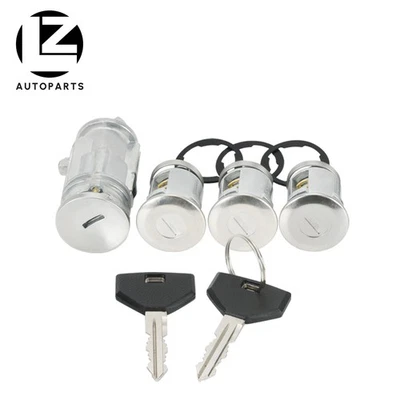 Juego de cilindros de encendido y bloqueo de 3 puertas con 2 llaves para Jeep TJ4864651 2002-06 nuevo Foto 1 de 4