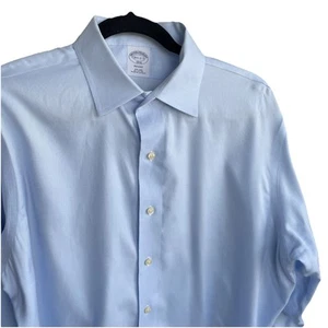 Brooks Brothers Regent Anzughemd Herren Gr. 16,5 2/3 blau Karriere Profi - Bild 1 von 14
