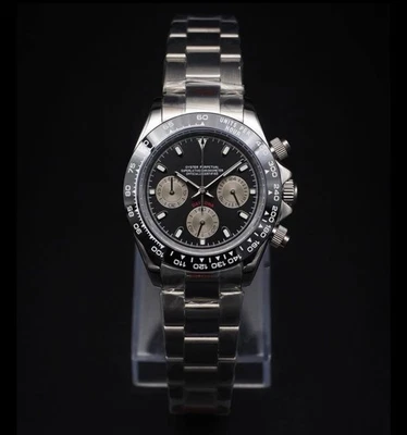 Seikmod ChronoMaster VK63 Movement | Sapphire | Ceramic Bezel |r40mm Steel - Image 1 of 3