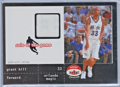 Grant Hill - 2002 Fleer Shoebox Sole of the Game Jersey Relic Card Ser# 063/200 - Image 1 of 2