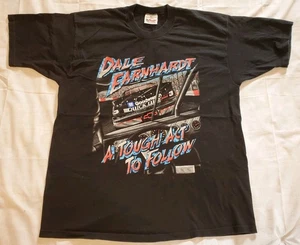 VTG 1999 Chase Dale Earnhardt Double Side A Tough Act To Follow T-Shirt Mens XL - Picture 1 of 9