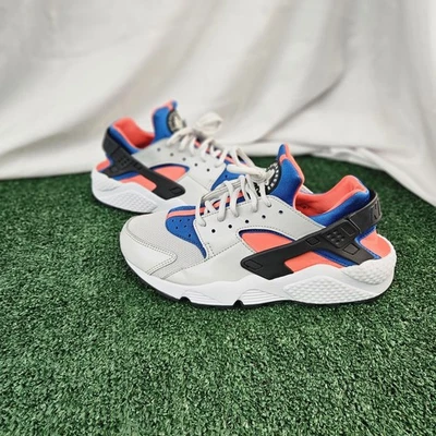 Nike Air Huarache Run женские 9,5 634835-031 обширные серые черные Rush коралловые оранжевые - Изображение 1 из 4