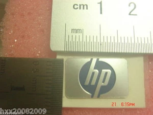 NEW HP Metal Logo ,Sticker , Label ,18mm*11mm (Blue) - Afbeelding 1 van 2
