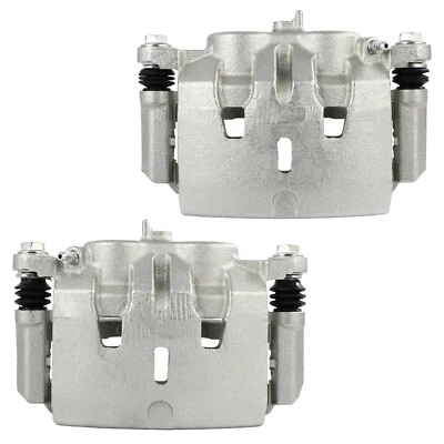 Pair For 2014-2019 Acura MDX 16-19 Honda Pilot Front Brake Calipers w/ Bracket - Image 1 of 4