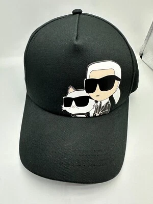 Karl Lagerfeld Unisex Adjustable Baseball Cap One Size, Iconic Logo, Stylish Fit - Image 1 of 4