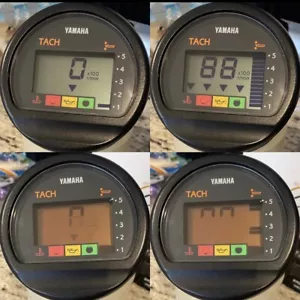 YAMAHA Outboard Gauge/Cluster Lcd Repair Service 6Y5 Speed Tach Fuel Management - Picture 1 of 4