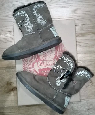 SCARPONCINO IMBOTTITO REPLAY N. 35 BEIGE PELO JF0400032 JOYCE 0057-TAUPE  - - Immagine 1 di 4