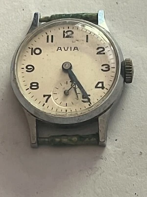Reloj manual Avia pequeño plateado redondo damas - sin correa/sin probar Foto 1 de 3