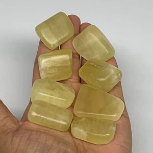 151,4 g, 1,1""-1,5"", 8 pz, pietre cadute calcite limone naturale @Afghanistan, B268 - Foto 1 di 8
