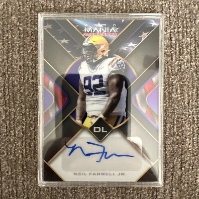 2022 Wild Card Auto Mania RC Rookie #'d /25 Neil Farrell Jr - Image 1 of 2