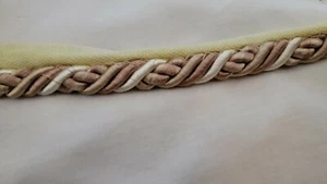 CORDA LABBRA INTRECCIATA AVORIO BEIGE TALPA DA CORTILE - Foto 1 di 3