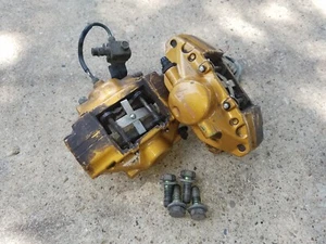 2003-2008 INFINITI G35 NISSAN 350Z RIGHT LEFT REAR BREMBO GOLD BRAKE CALIPER SET - Picture 1 of 19