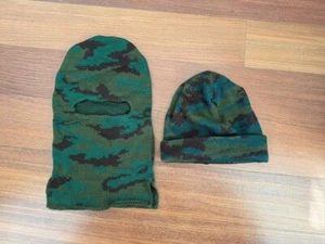 Chechenka Set - Camouflage Balaclava and Beanie, Bundle of 2 - Picture 1 of 1