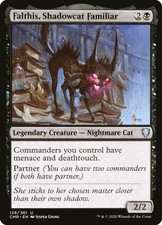 FOIL Falthis, Shadowcat Familiar | MTG Magic Commander Legends | English | NM-M