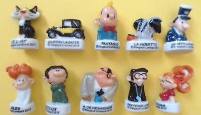 * FEVES  GASTON & CIE  série complète  ..ref. B148   GASTON LAGAFFE - Photo 1/3