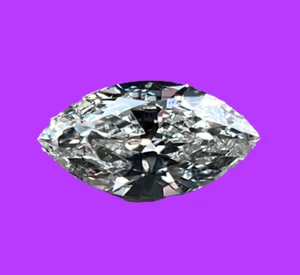 GIA Certified Marquise Brilliant .46 CT SI2 H Loose Natural Earth Mined Diamond - Picture 1 of 8
