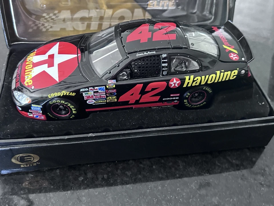 Coche diecast 2004 Jamie McMurray #42 Havoline Dodge NASCAR 1:24 Action Elite #011 Foto 1 de 4