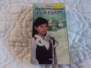 DISNEY'S THE GIRL WHO SPELLED FREEDOM VHS CAMBODIAN REFUGEES WAYNE ROGERS DRAMA - Picture 1 of 13