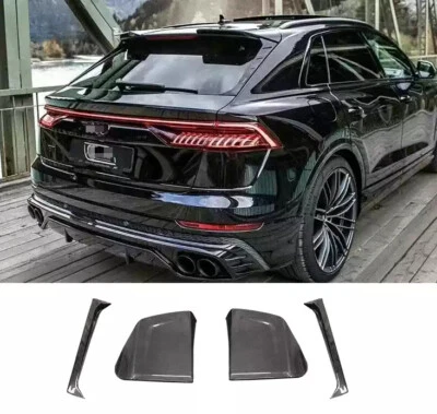 Alerón de techo de fibra de carbono real para Audi Q8 SQ8 2019-2023  Foto 1 de 4