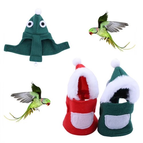 VETEMENTS Cappotto pappagallo a forma di rana mantello uccellino carino moda animali domestici uccellino vestiti nuovo anno