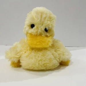 VINTAGE 1979 DAKIN PILLOW PETS YELLOW DUCK RATTLE STUFFED ANIMAL PLUSH TOY 9” - Picture 1 of 9