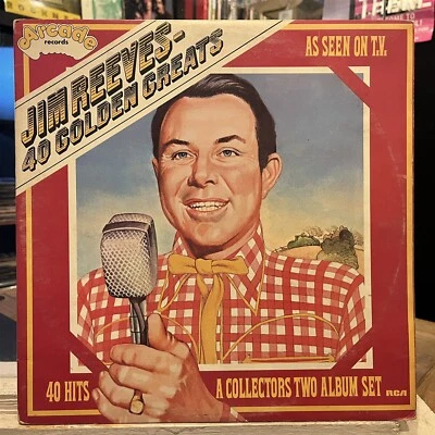 [COUNTRY]~VG+/VG LP~JIM REEVES~40 Golden Greats~[1975~ARCADE]~UK Import - Image 1 of 4