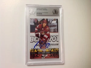 Mikkel Boedker Signed UD Upper Deck Young Guns Card RC Beckett BAS BGS c - Picture 1 of 2