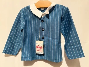 230232 Niños 2 DOE SPUN Chaqueta a Rayas con Camisa Una Pieza De Colección Nueva con Etiquetas - Imagen 1 de 3