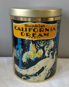 "De colección Cheinco Sunkist California Dream Bradford Bros CA lata 7,5"" x 5,5" - Imagen 1 de 7