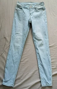 Old Navy Women's Light Blue Super Skinny Denim Jeans Size US 0 UK 2 - Good Used - Picture 1 of 4