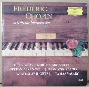 DG 135 013 GERMANY 1965 CHOPIN IN BRILLIANTER INTERPRETATION ANDA ARGERICH LP - Picture 1 of 3
