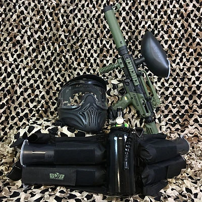 NEW Tippmann Cronus Tactical Legendary Paintball Gun Package Kit - Olive/Black