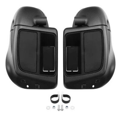 Carenado inferior ventilado negro mate de fibra de carbono para Harley Street Road Glide 14-24 Foto 1 de 4