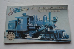 Bachmann Two Truck Climax Operators Manual G Gauge - Picture 1 of 3