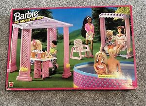 1995 Mattel Barbie So Much To Do Summer Time Fun w/ box