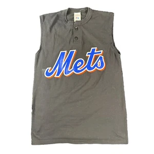 Mets Majestic Armstrong #6 Black Muscle Tank S MLB Cutoff Jersey Baseball Gym - Picture 1 of 8