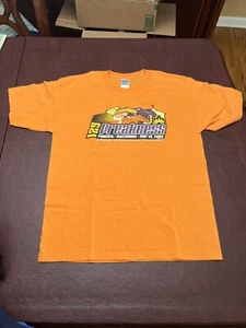 2004 Preakness Pimlico Race Track Vintage Orange T-Shirt 5/15/04 - Picture 1 of 3