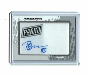 2017 PANINI DAY PHARAOH BRAUN AUTOGRAMM #PB - Bild 1 von 1