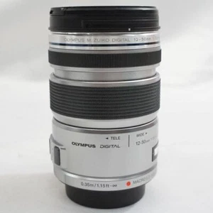 OLYMPUS M.ZUIKO DIGITAL ED 12-50mm F3.5-6.3 EZ MSC Macro Zoom Lens Micro Silver - Picture 1 of 5