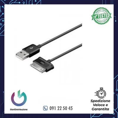 SAVIO CAVO RICARICA PER TABLET SAMSUNG TAB 1MT NERO CL-33 - Immagine 1 di 2