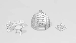 9th Age 3D Printed Potter Decor Set - Picture 1 of 1