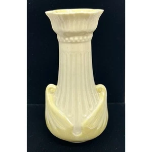 Jarrón vintage Belleek Moore hecho en Irlanda porcelana fina marca verde 6,5" - Imagen 1 de 10